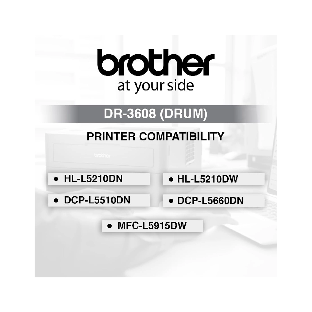 Brother Genuine Laser Cartridge Drum Unit DR3608 view 2